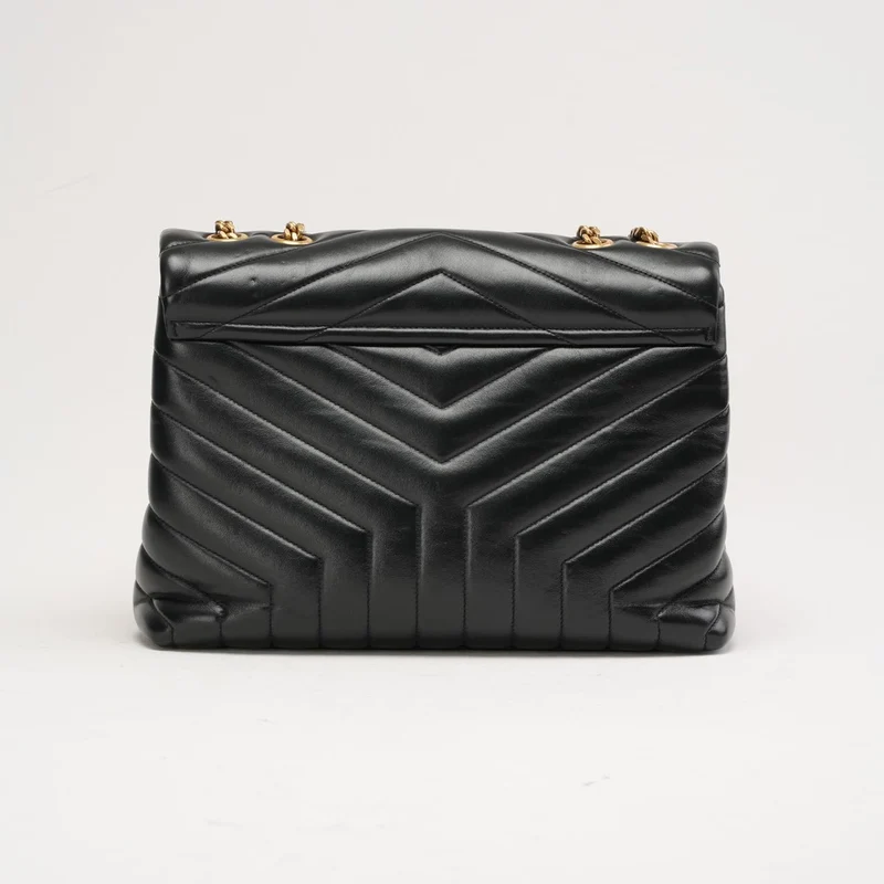 Saint Laurent Loulou Medium Leder Schwarz 2020