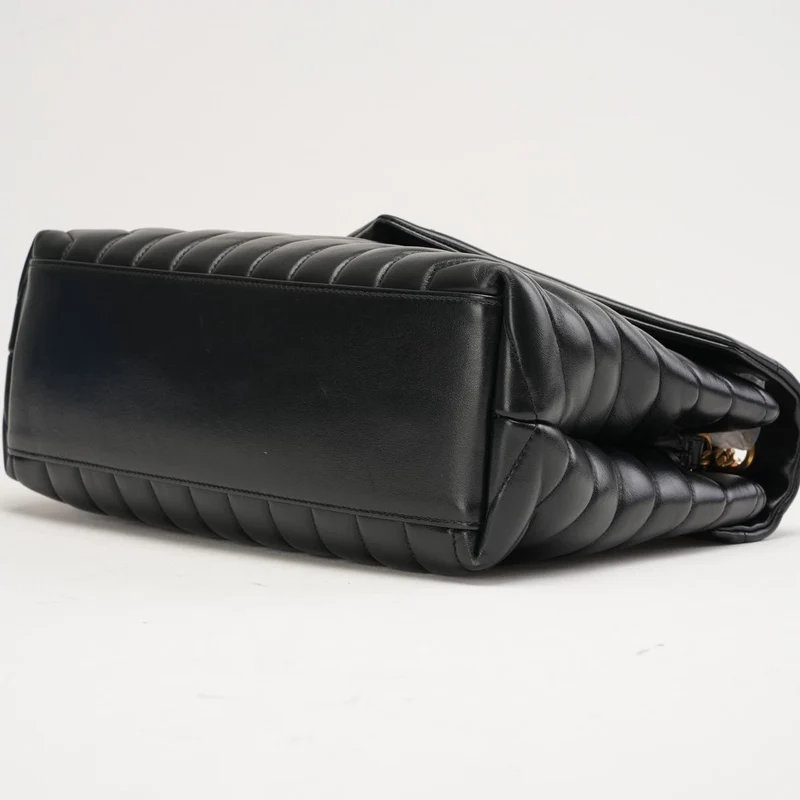 Saint Laurent Loulou Medium Leder Schwarz 2020