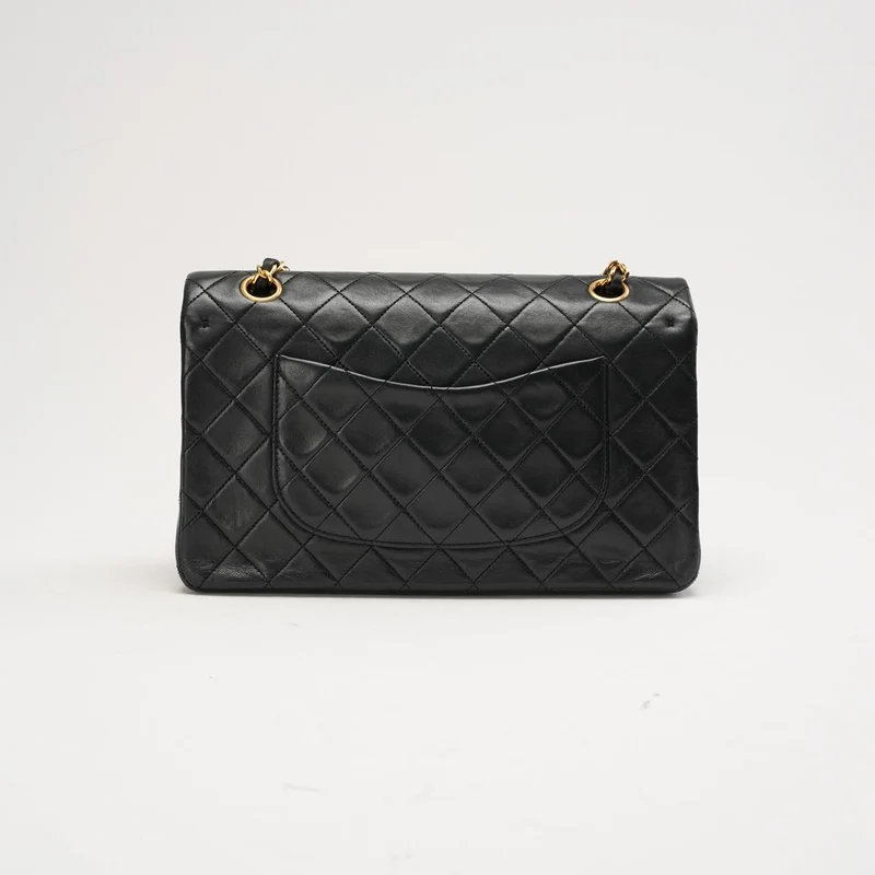 Chanel Vintage Classic Medium Schwarz 1991