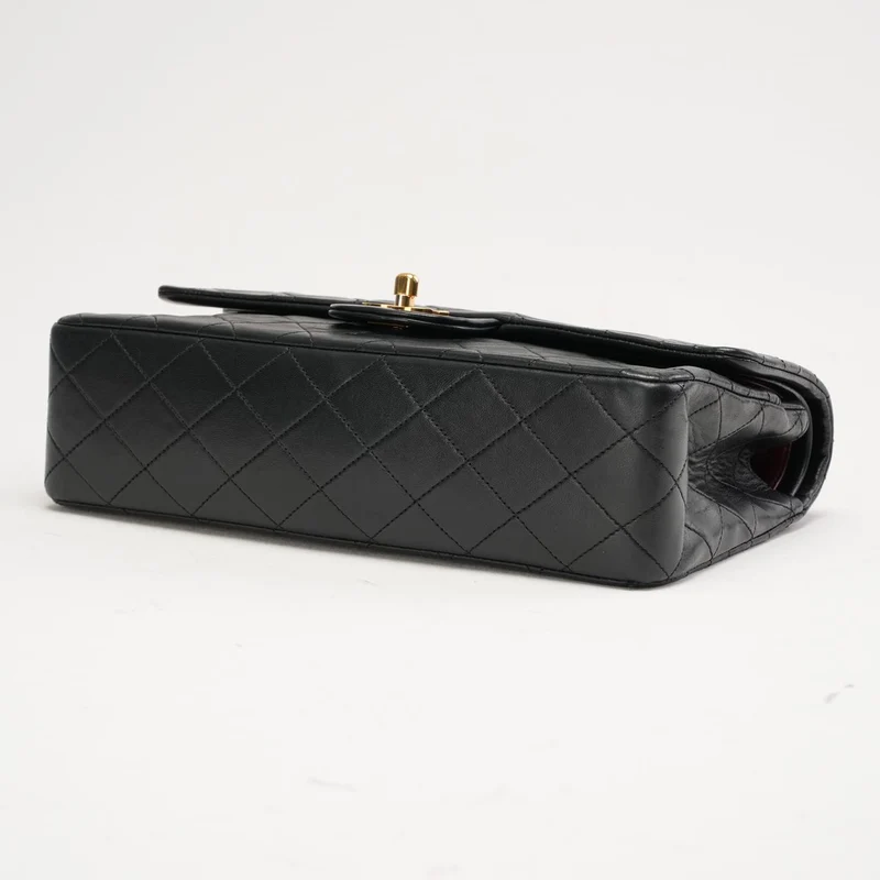 Chanel Vintage Classic Medium Schwarz 1991