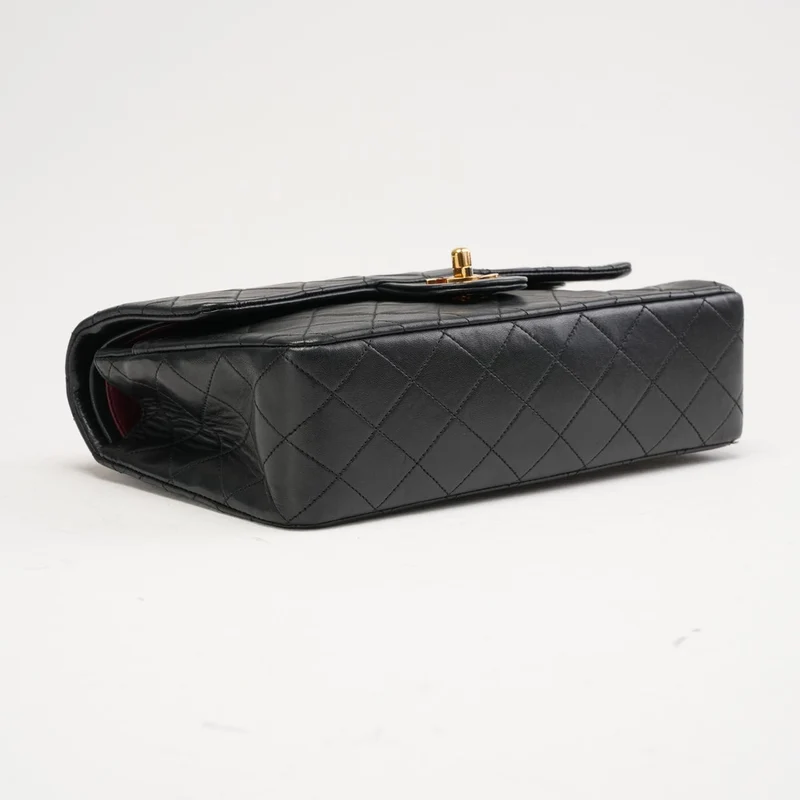 Chanel Vintage Classic Medium Schwarz 1991