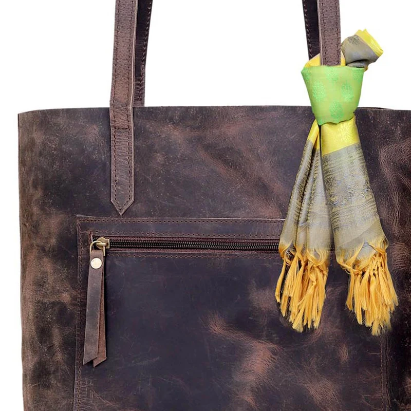 Romeo Buffalo Leather Tote Bag