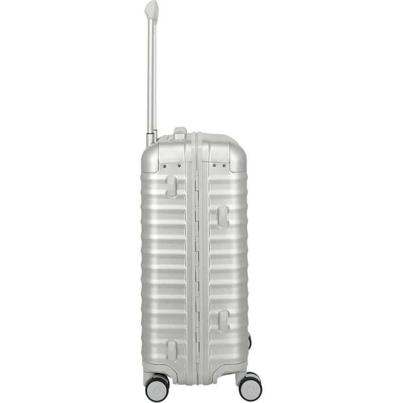 TITAN ETERNITY 4-Rollen-Kabinentrolley aus Aluminium 55 cm -silver