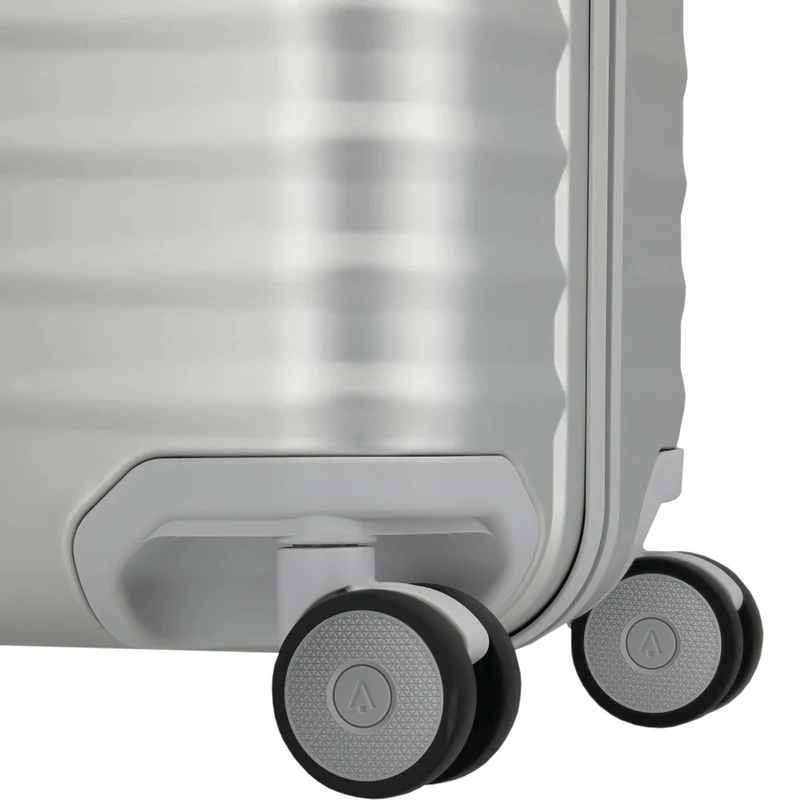 TITAN ETERNITY 4-Rollen-Kabinentrolley aus Aluminium 55 cm -silver