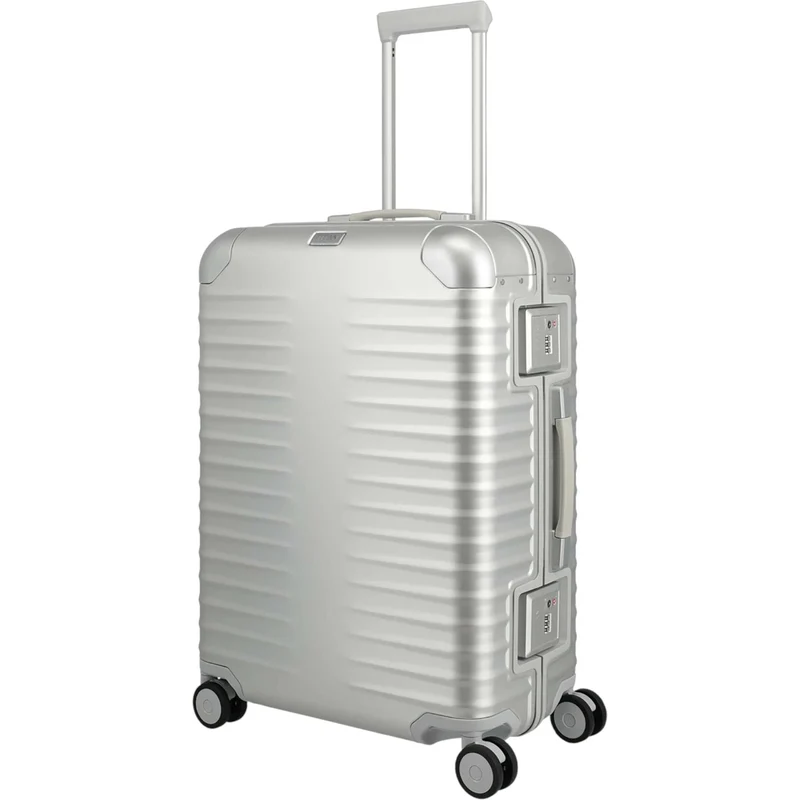 TITAN ETERNITY 4-Rollen-Trolley aus Aluminium M+ 69 cm -silver