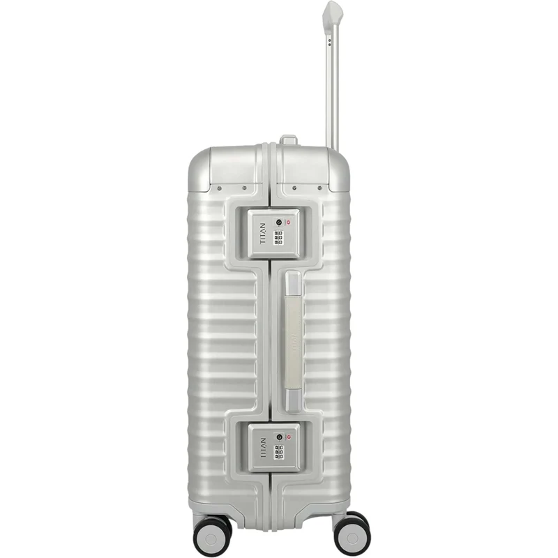 TITAN ETERNITY 4-Rollen-Trolley aus Aluminium M+ 69 cm -silver