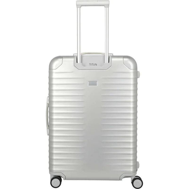 TITAN ETERNITY 4-Rollen-Trolley aus Aluminium L 75 cm -silver