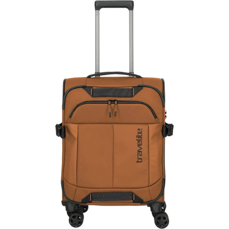 Travelite Briize 4-Rollen-Kabinentrolley S 55 cm -Curry