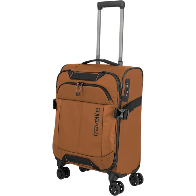 Travelite Briize 4-Rollen-Kabinentrolley S 55 cm -Curry