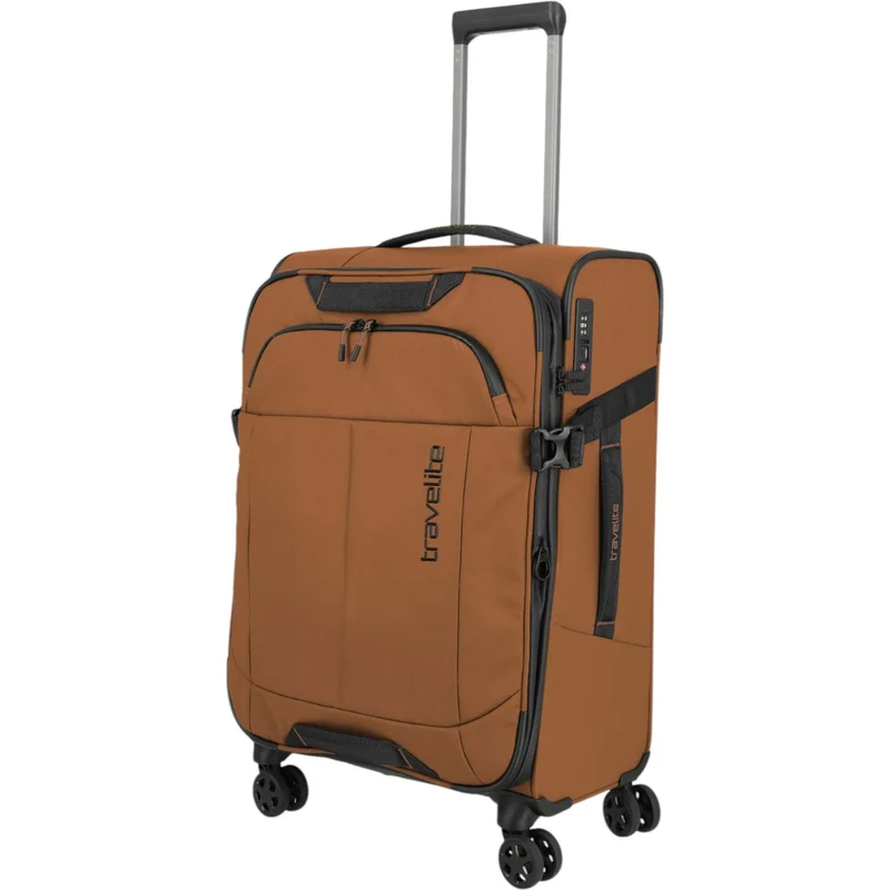 Travelite Briize 4-Rollen-Trolley M 67 cm -Curry
