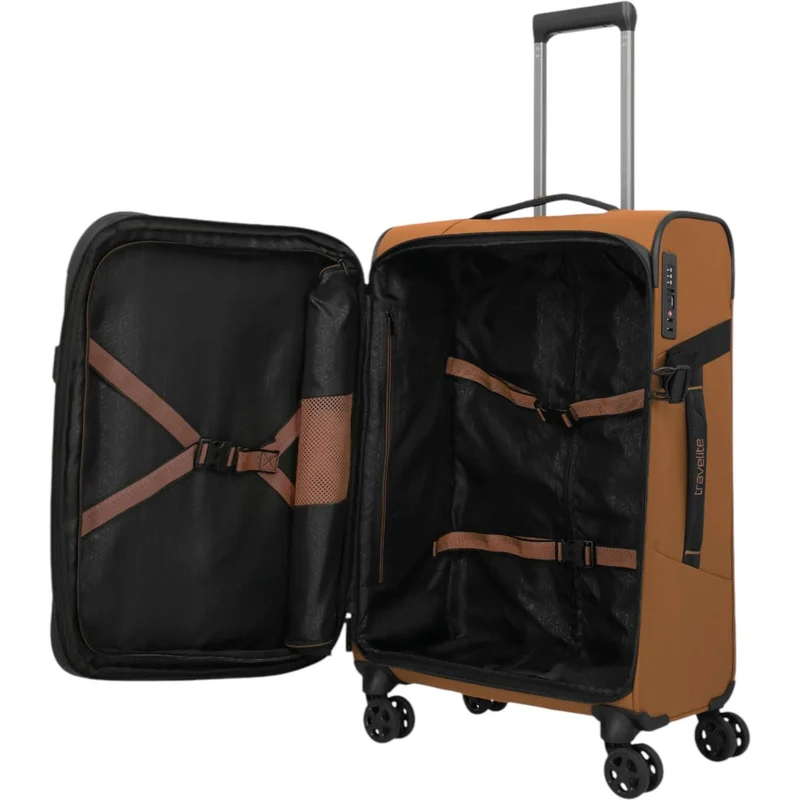 Travelite Briize 4-Rollen-Trolley M 67 cm -Curry