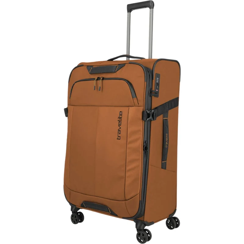 Travelite Briize 4-Rollen-Trolley L 78 cm -Curry