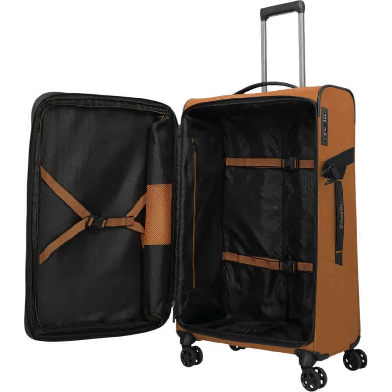 Travelite Briize 4-Rollen-Trolley L 78 cm -Curry