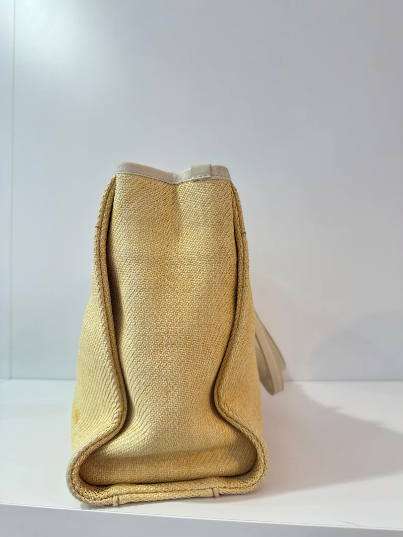 Chanel Deauville Tote Canvas Beige 2014