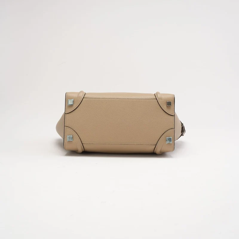 Celine Luggage Micro Tote Beige 2015