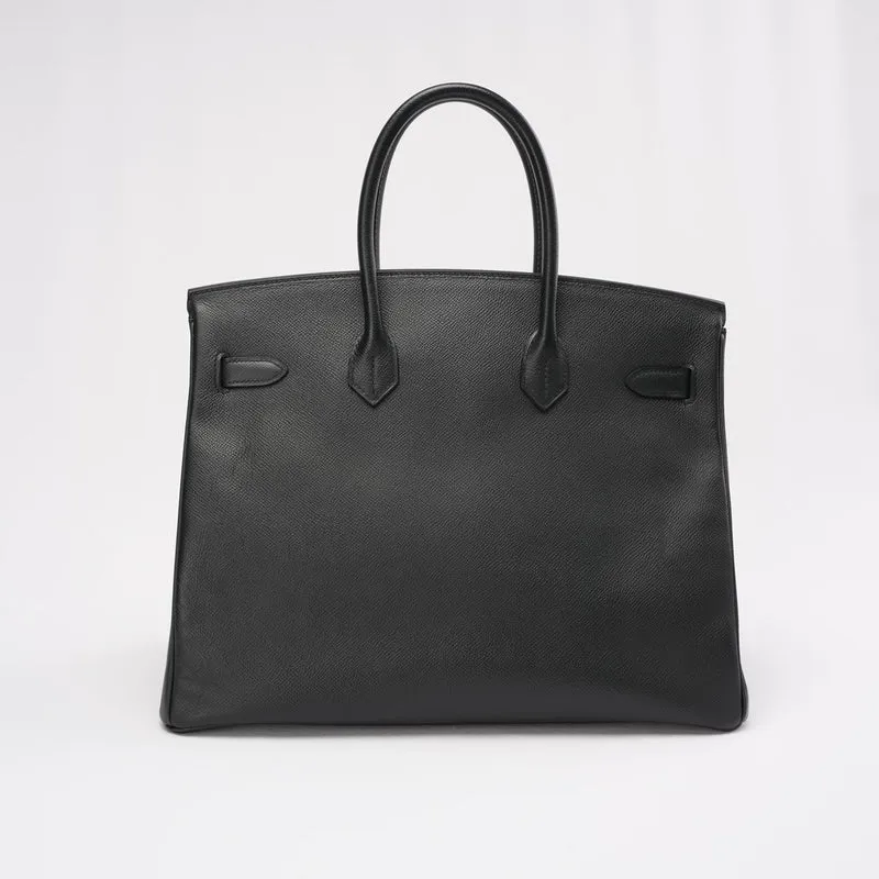 Hermès Birkin 35 Sellier Epsom Leder Schwarz 2014