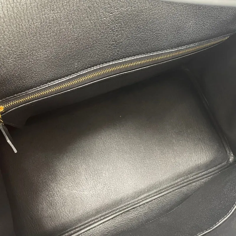 Hermès Birkin 35 Sellier Epsom Leder Schwarz 2014