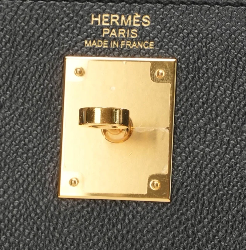 Hermès Sellier Kelly 32 Epsom Schwarz 2016