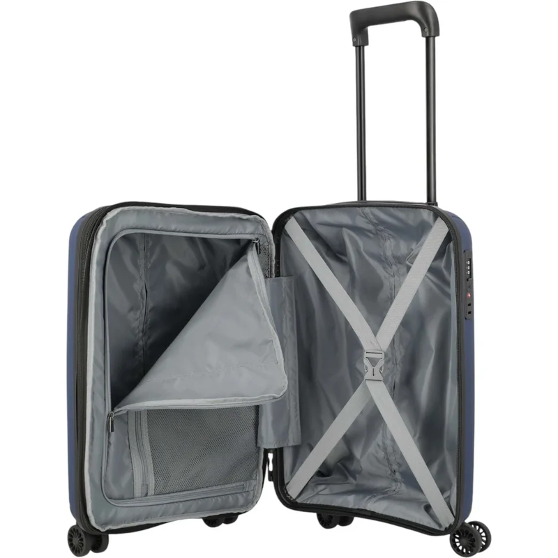 Travelite Skymate 4-Rollen-Kabinentrolley 55 cm -Marine