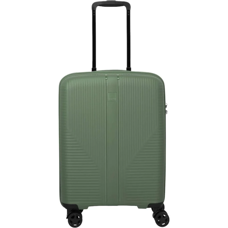 Travelite Air Stripe 4-Rollen-Bordtrolley S 55 cm -Green