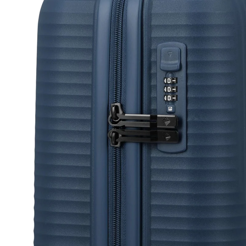 Travelite Air Stripe 4-Rollen-Bordtrolley S 55 cm -Navy