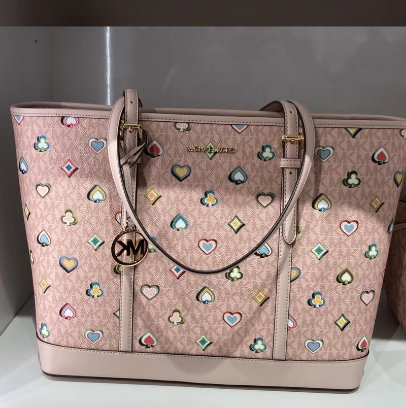 Michael Kors rosa gemustert