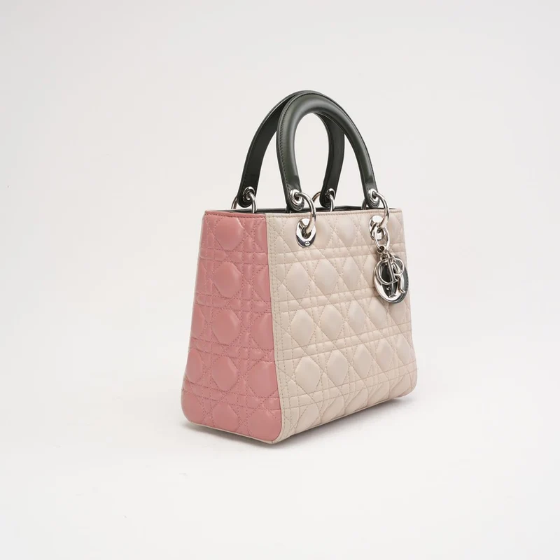 Dior Lady Medium Lamb Tricolor 2014