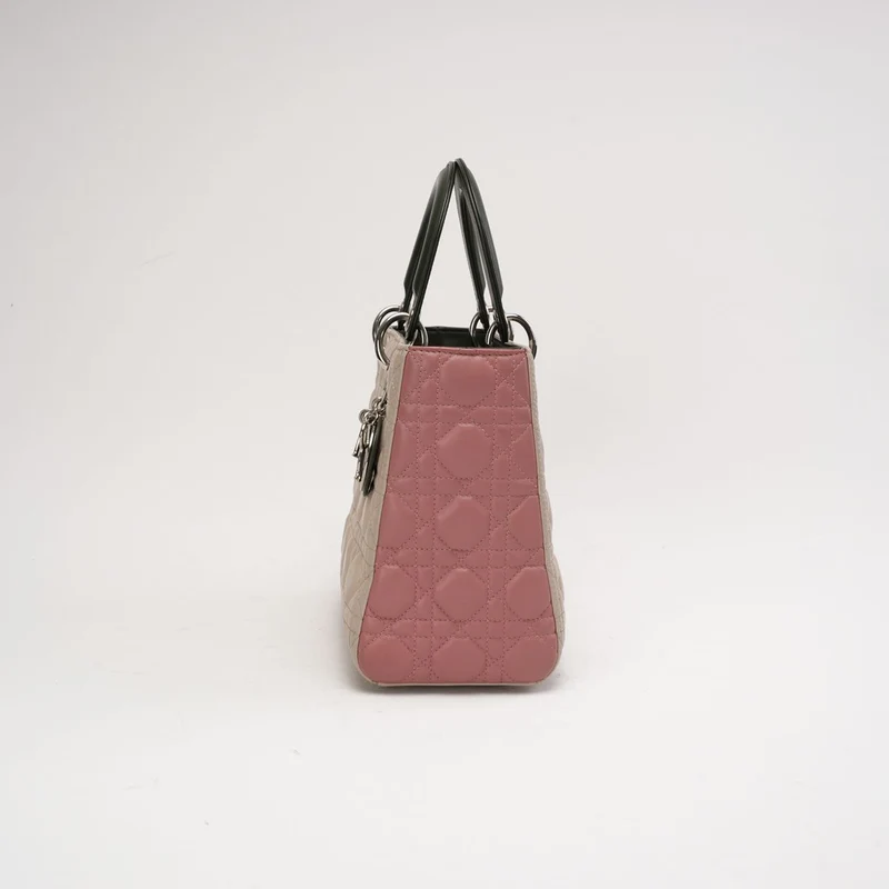 Dior Lady Medium Lamb Tricolor 2014