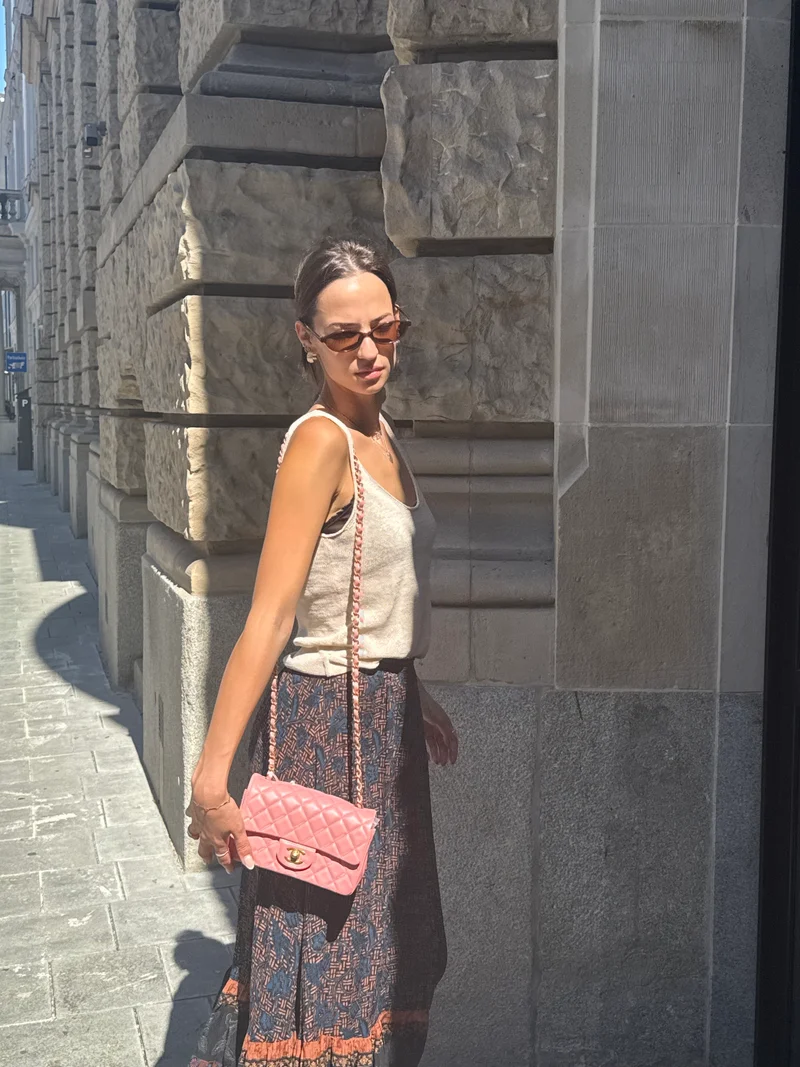 Chanel Pink Mini Rectangular Classic Flap Bag 2019