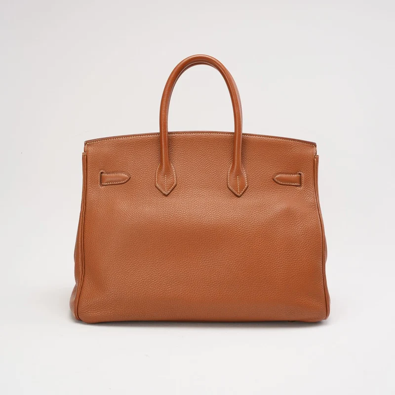 Hermes Birkin 35 Togo Golden Bag 2000