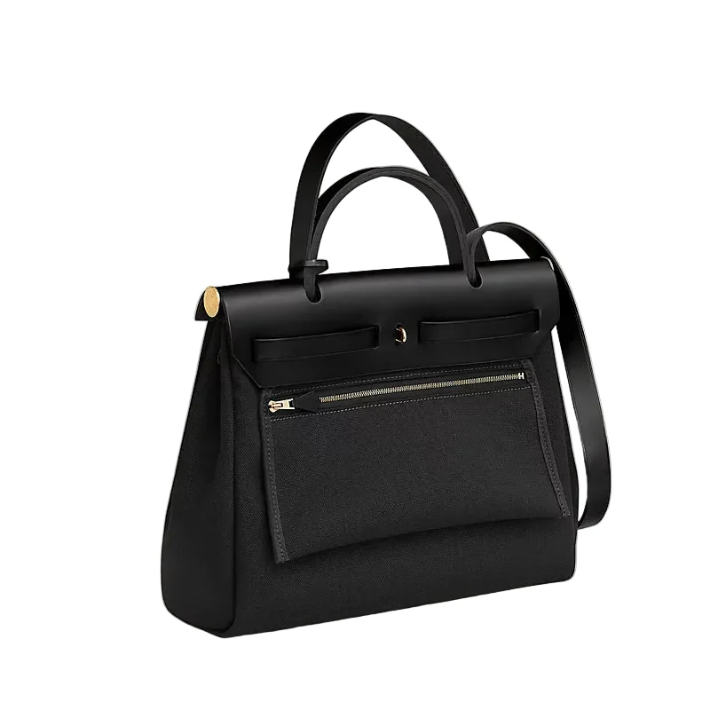 Hermes Black Herbag Zip 31 zurück im Jahr 2024
