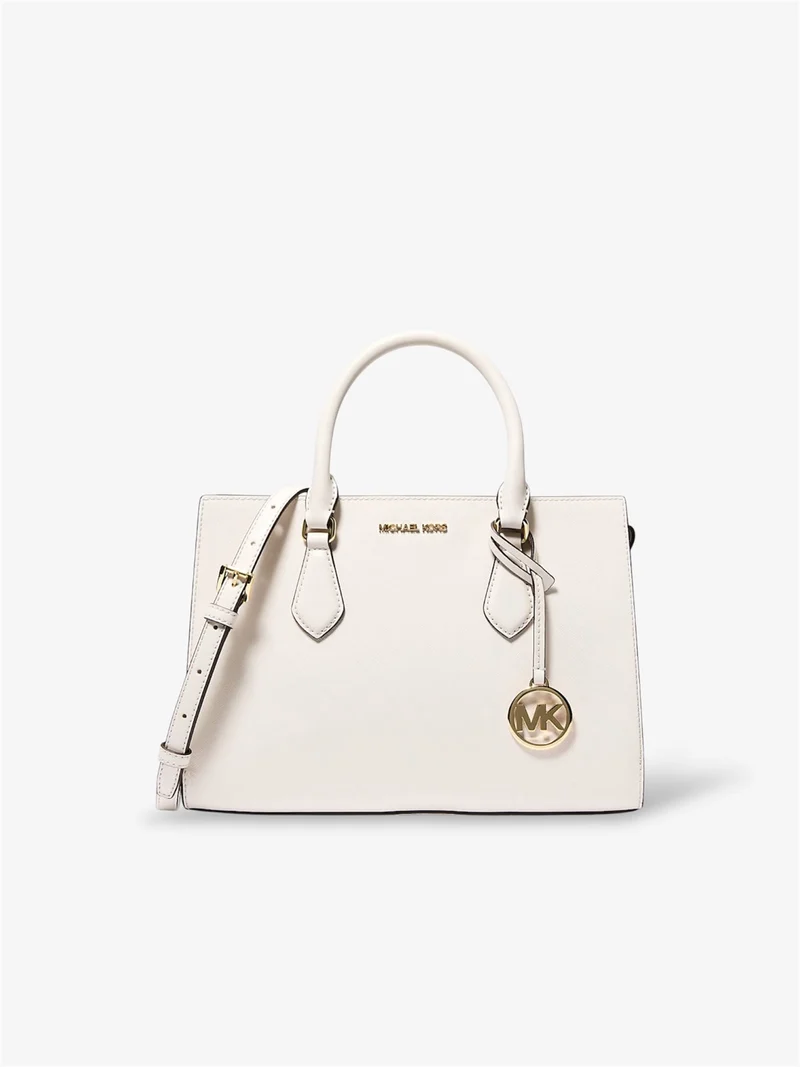 Michael Kors Sheila Satchel Damen in Light Cream