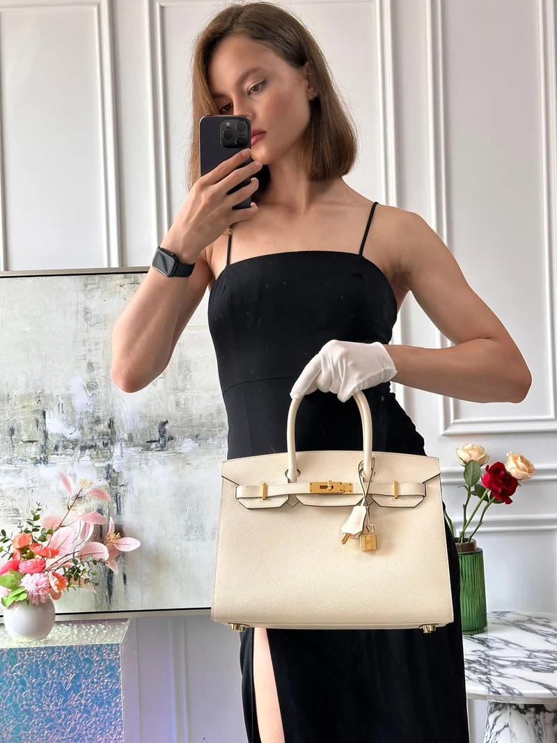 Hermès Birkin Sellier 30 Nata Epsom 2022