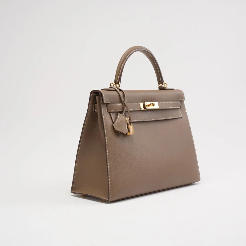 Hermes Kelly 32 Sellier Epsom Etoupe 2018