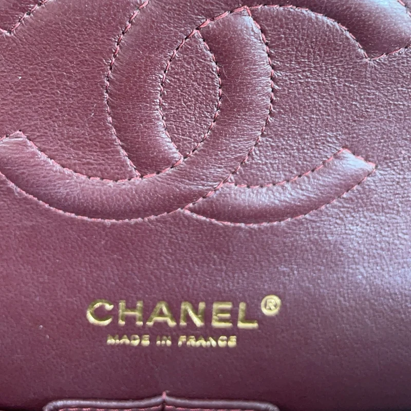 Chanel Schwarze Classic Medium Double Flap Bag aus Lammleder 2014 Teil 1