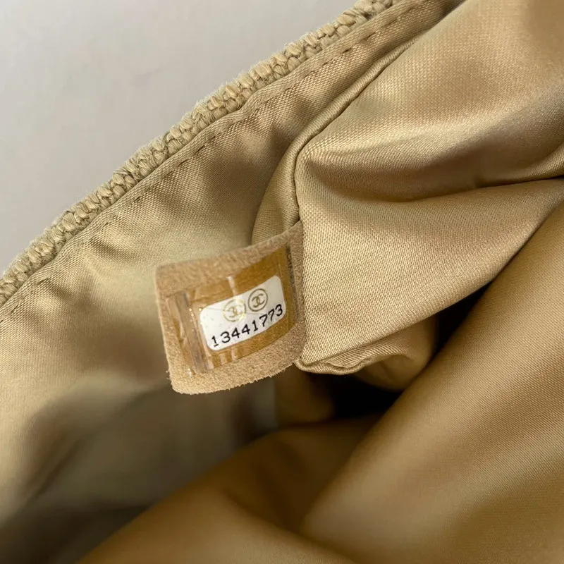 Chanel Tweed Raffia Coco Country Jumbo Flap 2010