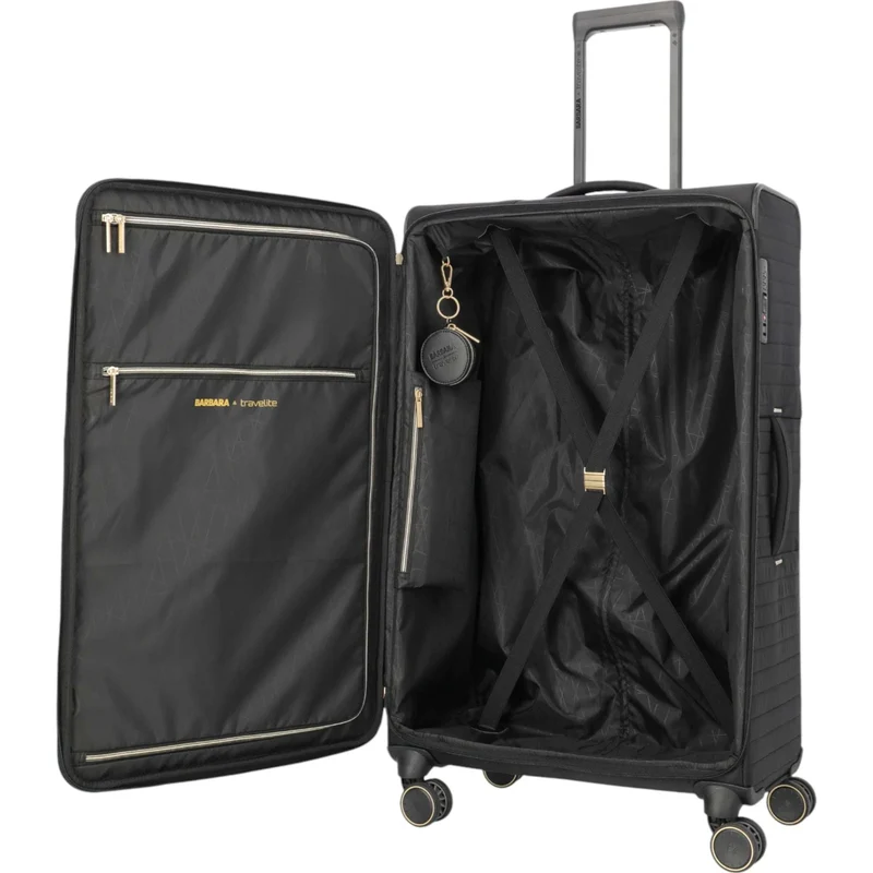 Travelite Barbara Stepp 4-Rollen-Trolley L 80 cm -black