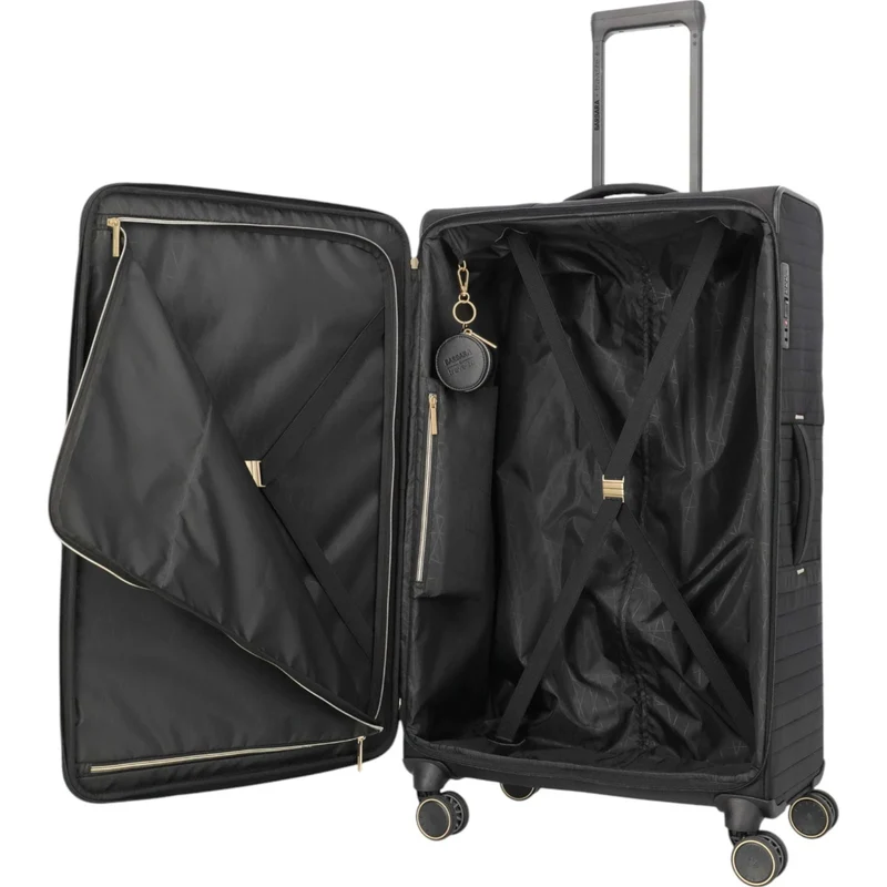 Travelite Barbara Stepp 4-Rollen-Trolley L 80 cm -black