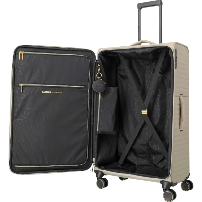 Travelite Barbara Stepp 4-Rollen-Trolley L 80 cm -satin nude