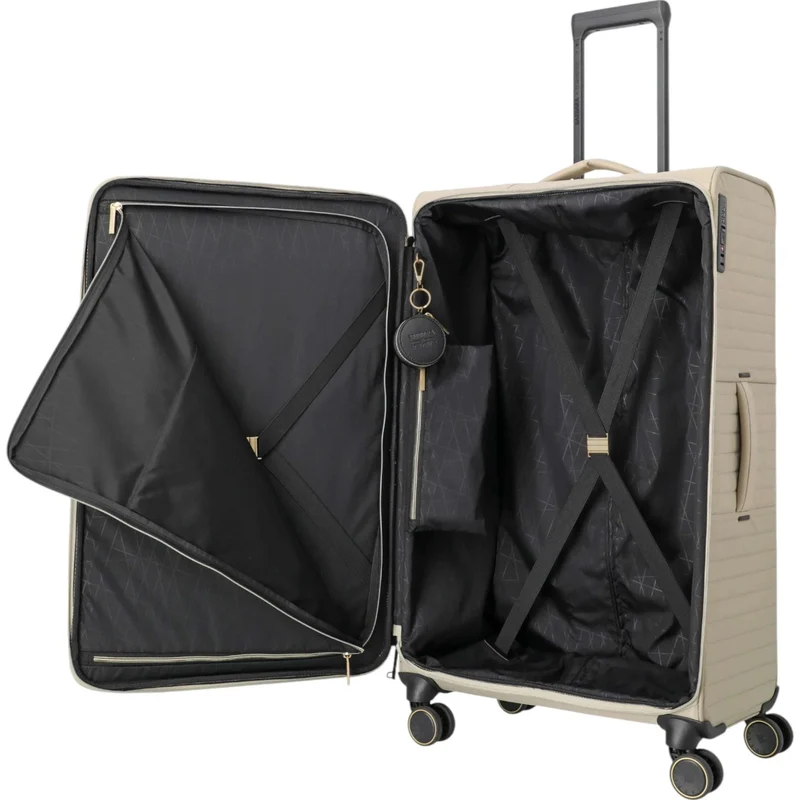 Travelite Barbara Stepp 4-Rollen-Trolley L 80 cm -satin nude
