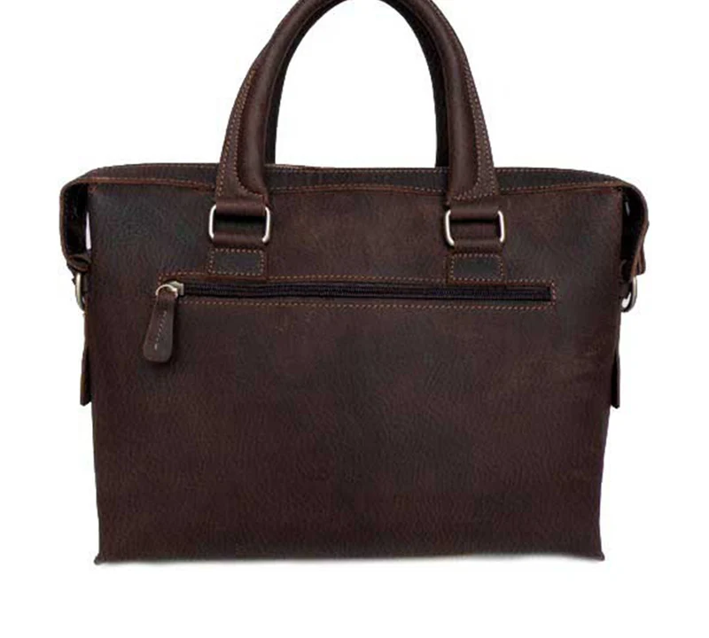 Robuste Umhängetasche Schultertasche 13,3 Zoll Laptop Leder
