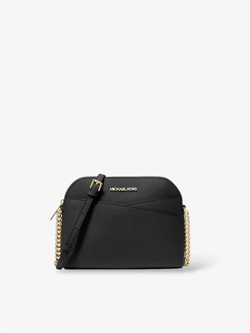 Michael Kors Jet Set Travel Medium Dome Crossbody Bag schwarz gold