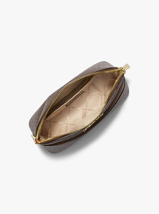 Michael Kors Jet Set Travel Medium Dome Crossbody Bag Braun