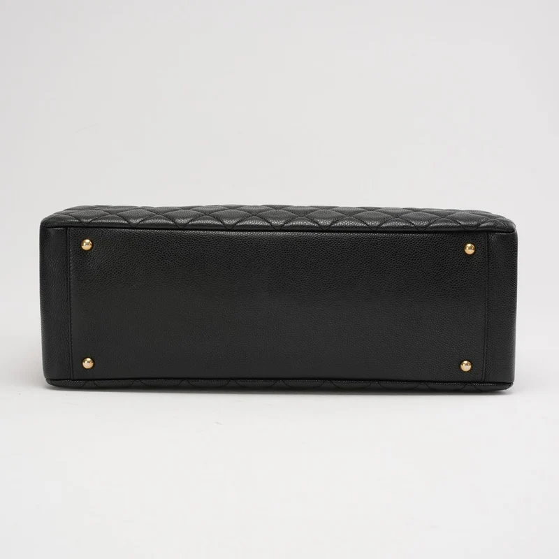 Chanel Grand Shopping Tote Schwarz GST Caviar 2014