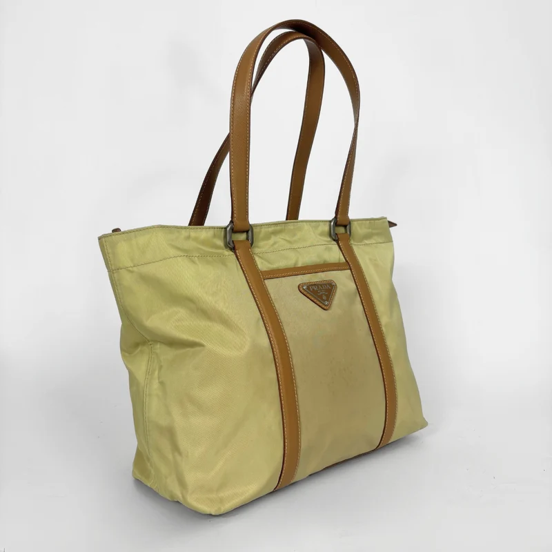 Prada Camel Tote