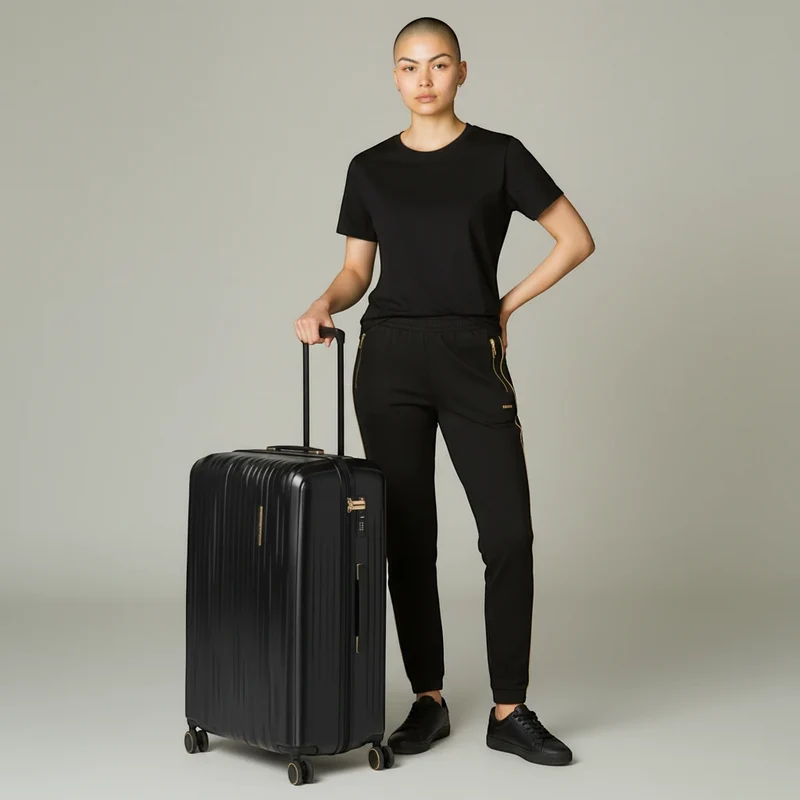 Travelite Barbara Novelty 4-Rollen-Trolley L 75 cm -black