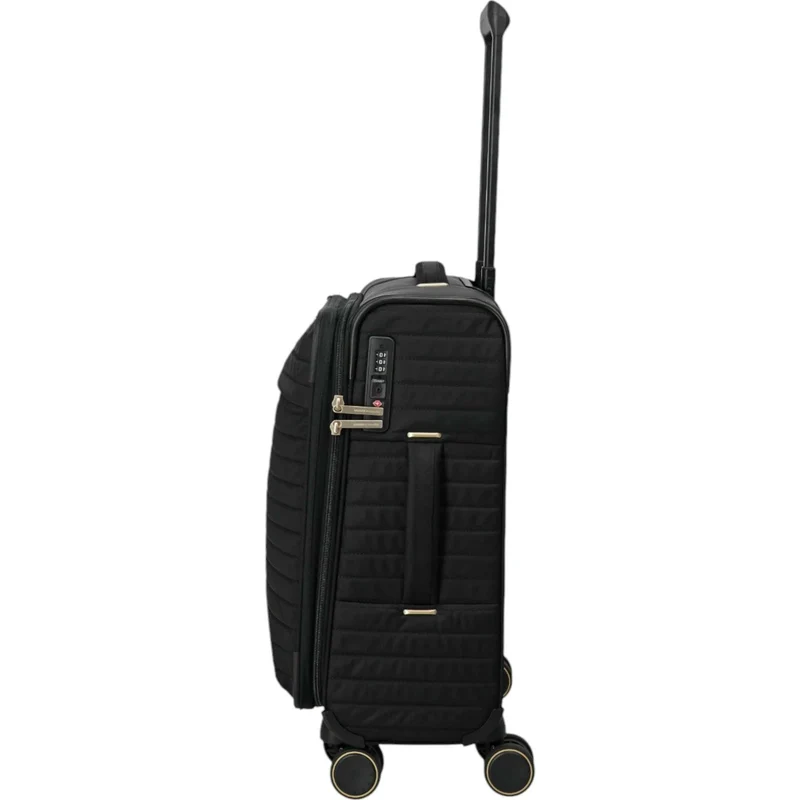 Travelite Barbara Stepp Kabinentrolley S erweiterbar 55 cm -black