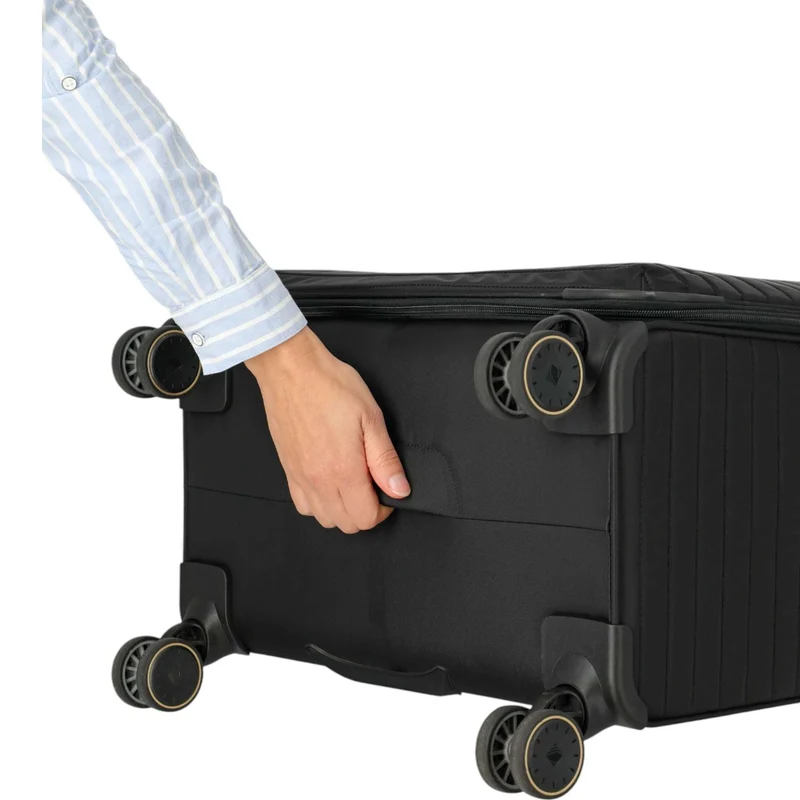 Travelite Barbara Stepp Kabinentrolley S erweiterbar 55 cm -black