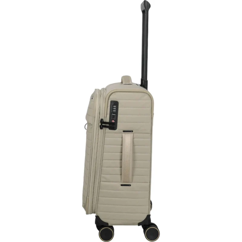 Travelite Barbara Stepp Kabinentrolley S erweiterbar 55 cm -satin nude