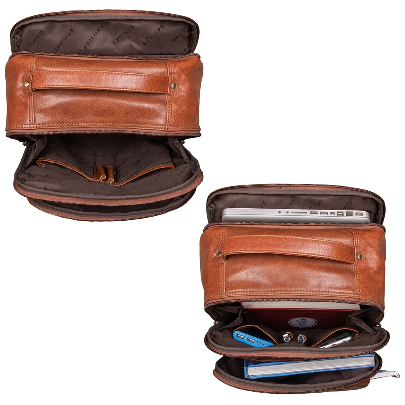 B-WARE "Beck" Business Rucksack Herren Leder